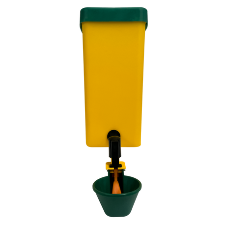 liter poultry drinker with auto-fill float cup for chickens and small poultry coops