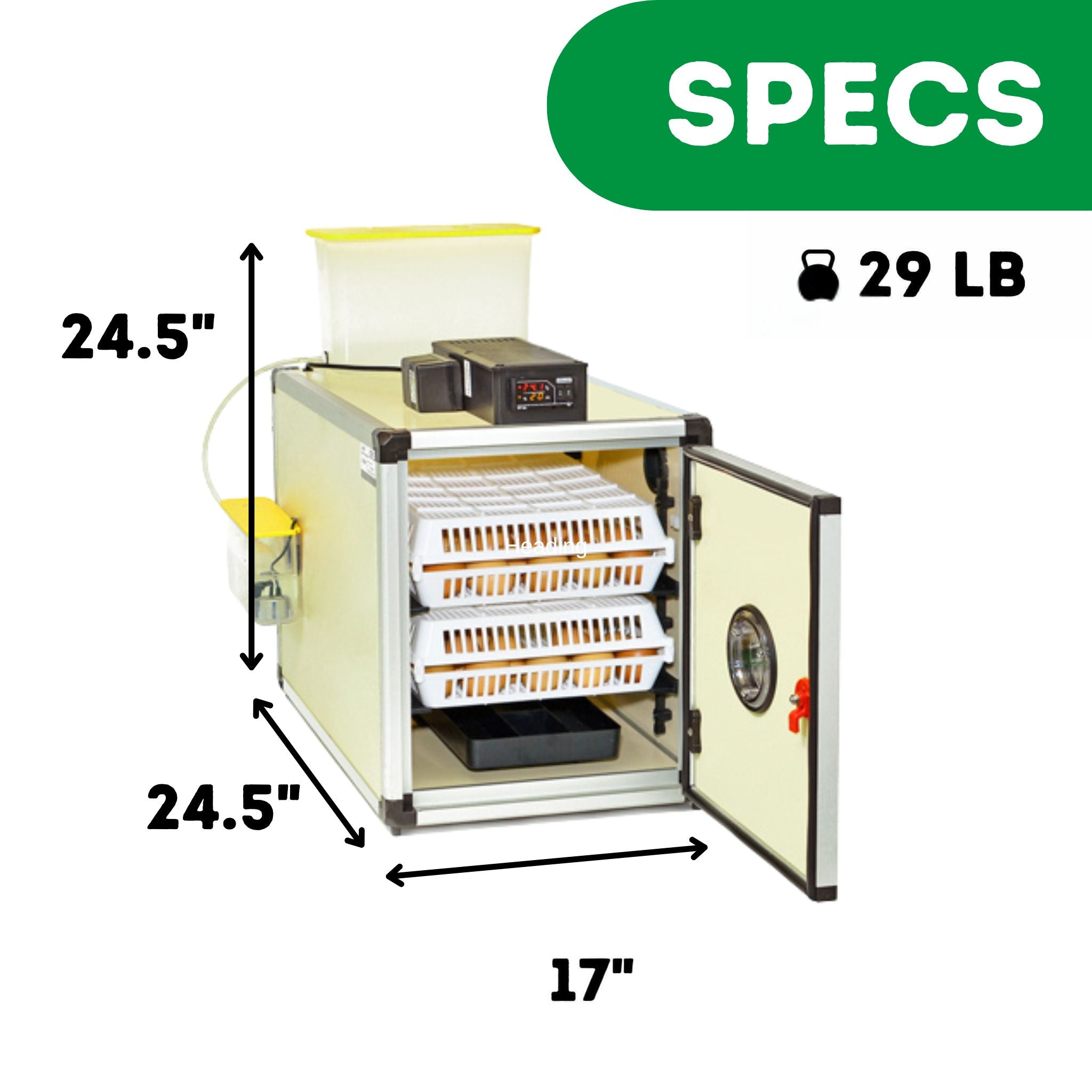 240 Egg Hatchery (Incubator & Hatcher Kit) | Hatching Time