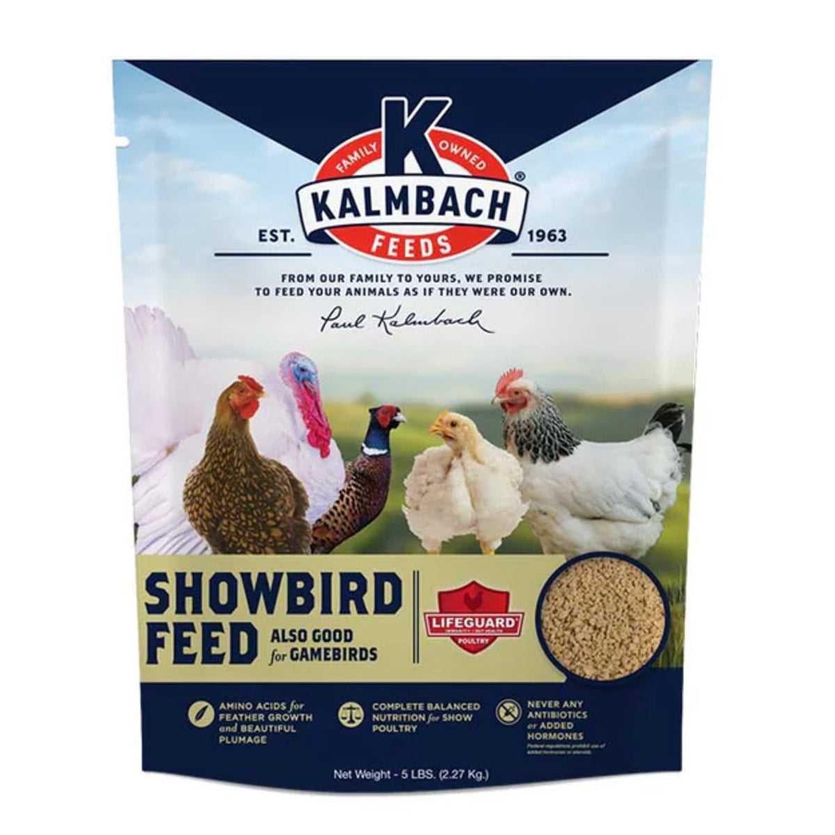 24% Show Bird Poultry & Gamebird Starter Grower - 5 lb | Hatching Time