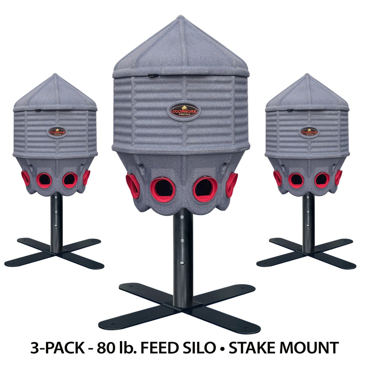 Silo Feeder (80 lb) - 3 Pack