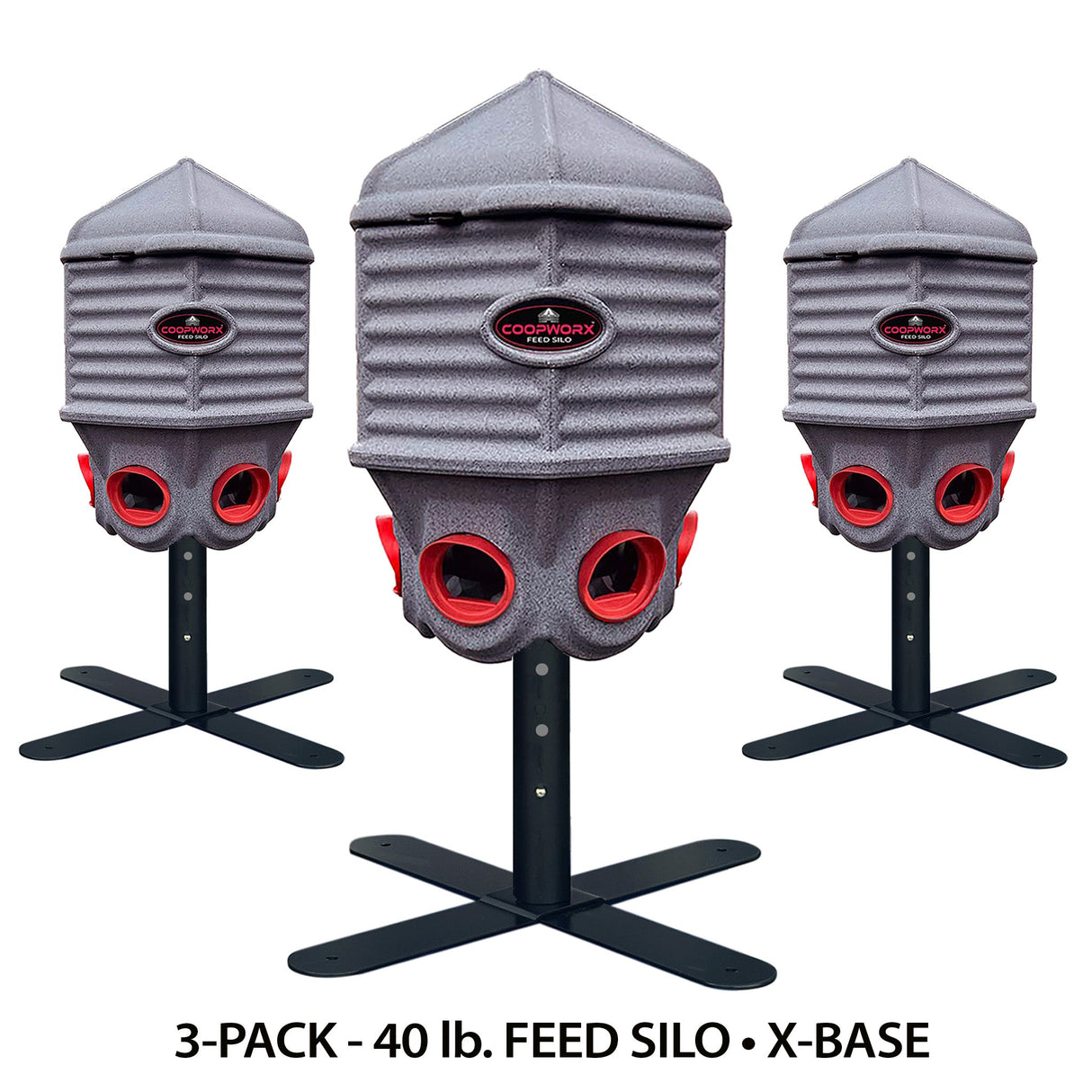 Silo Feeder (40 lb) - 3 Pack