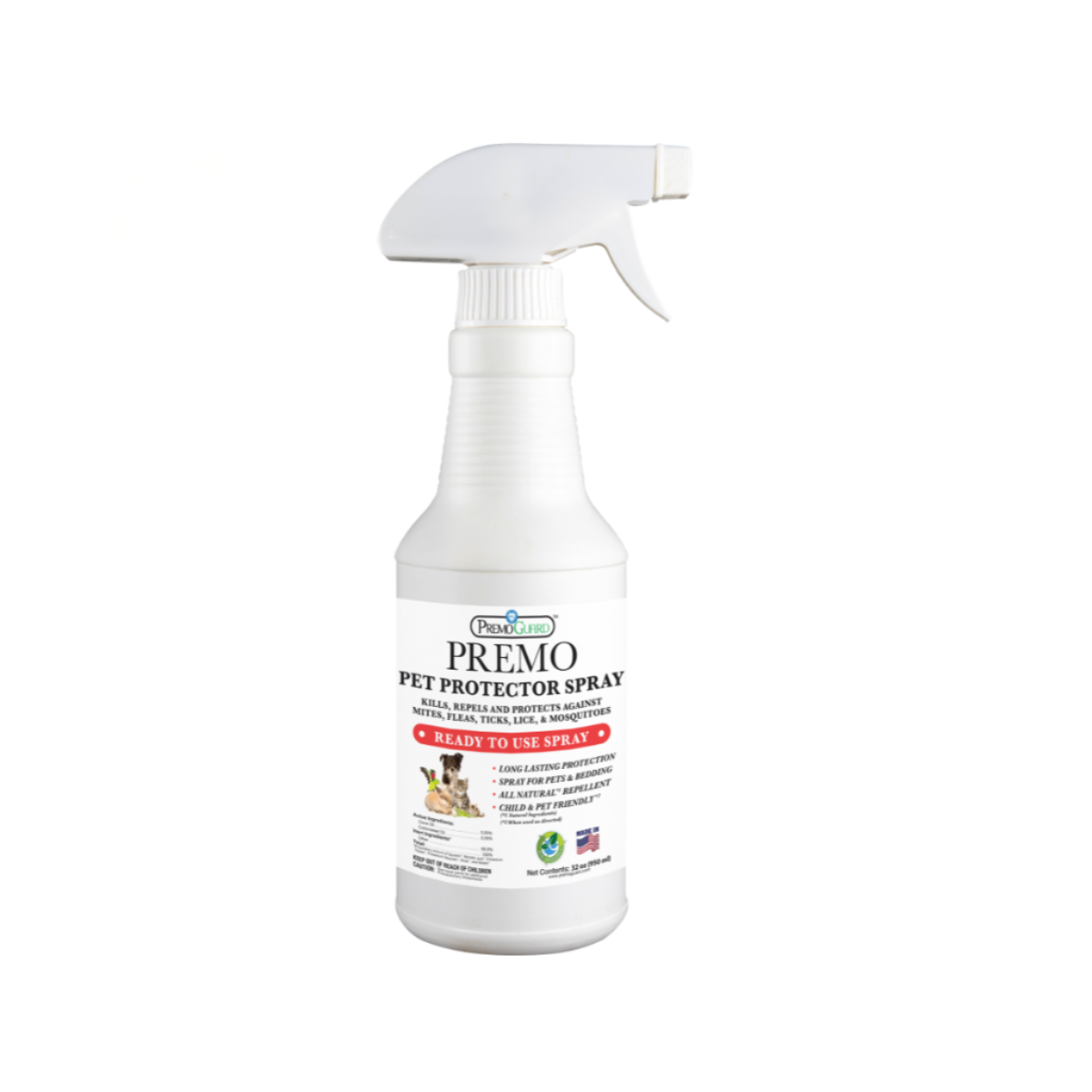 Pet Protector - Plant Based All Natural Non-Toxic - By Premo Guard