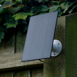Hatching Time Nestera. Solar panel can be seen mounted on wooden post.