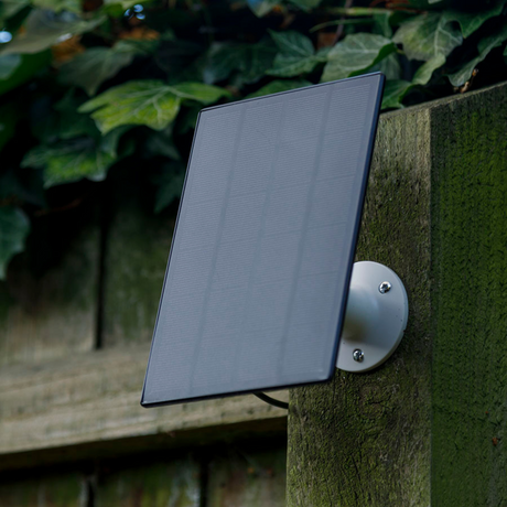 Hatching Time Nestera. Solar panel can be seen mounted on wooden post.