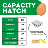 Image showing capacity hatch for this incubator kit