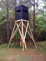 4x4 Hunting Blind with wood stand
