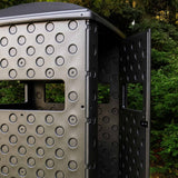 4x6 Hunting Blind with door open
