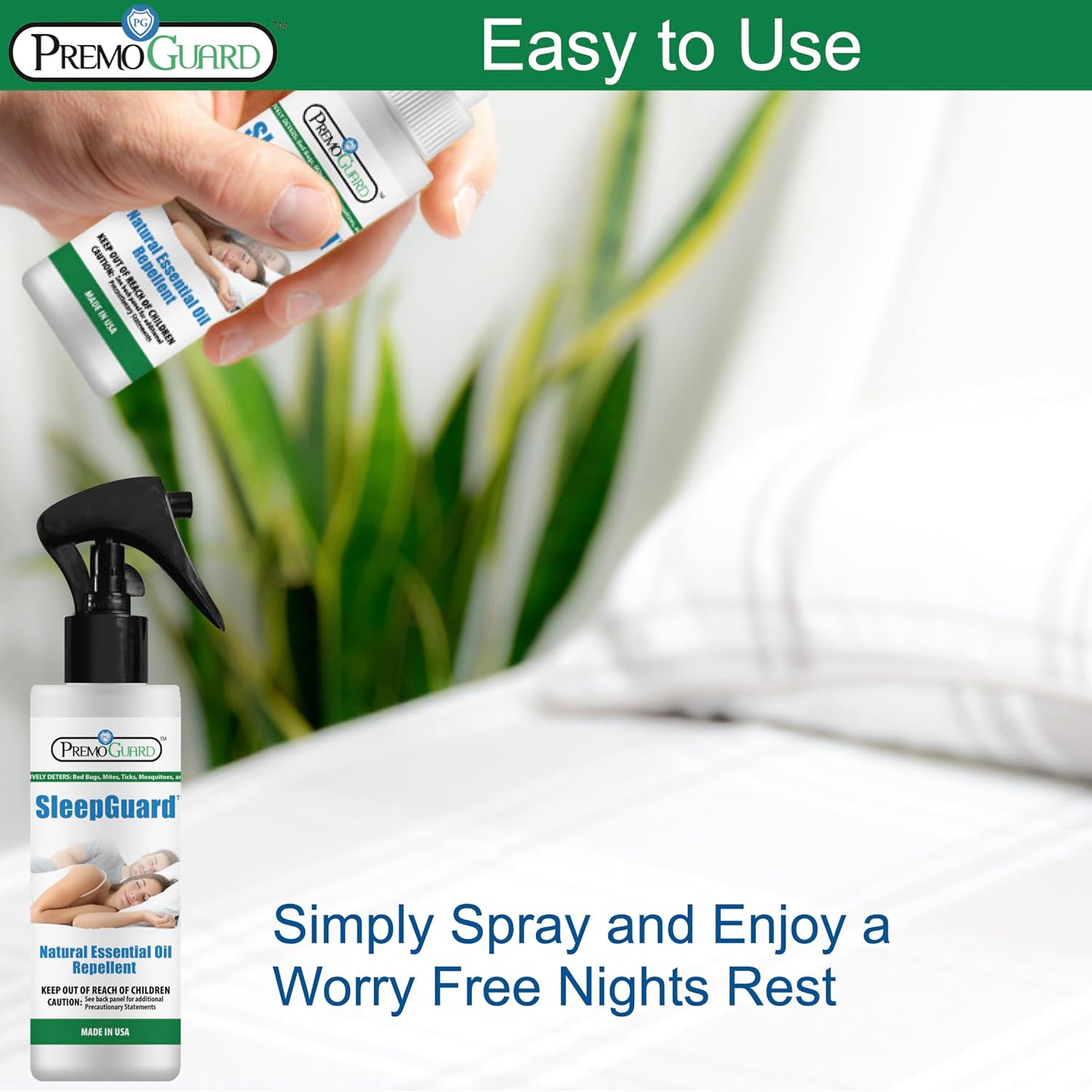 Bed Bug Repellent by Premo Guard  - 8 oz