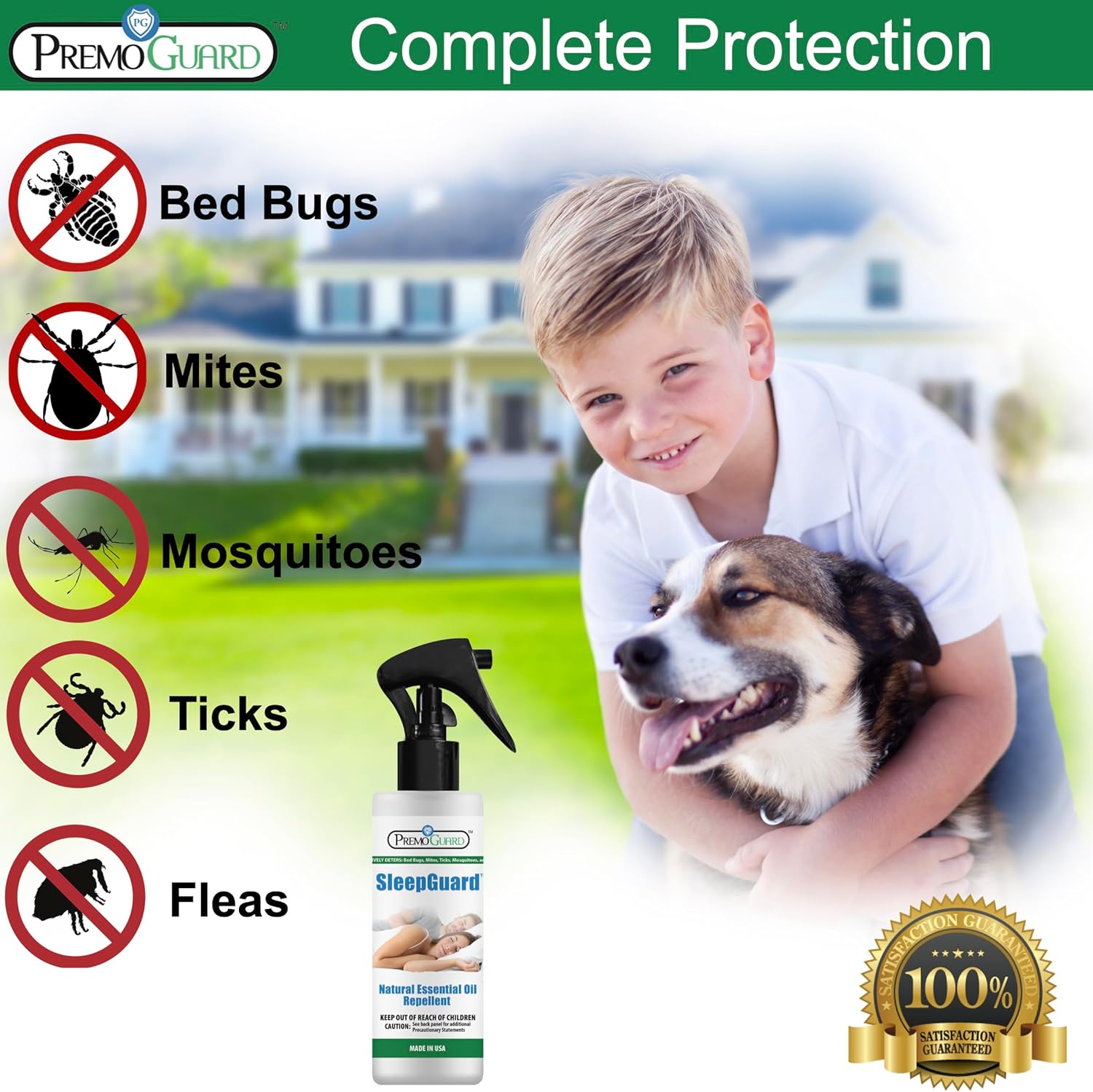 Bed Bug Repellent by Premo Guard  - 8 oz
