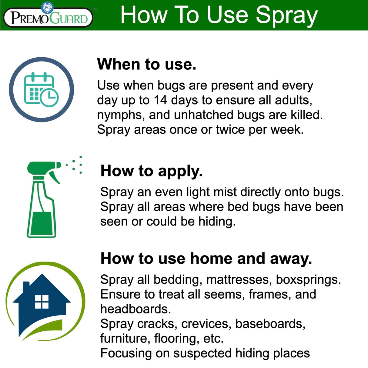 Hatching Time Premo. How to use travel size spray.