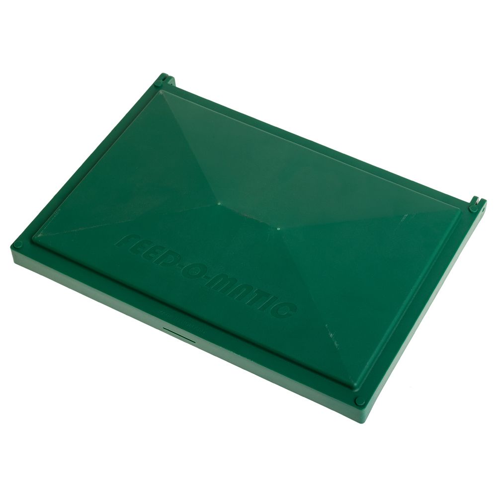Green Lid for Feedomatic Treadle Feeder 