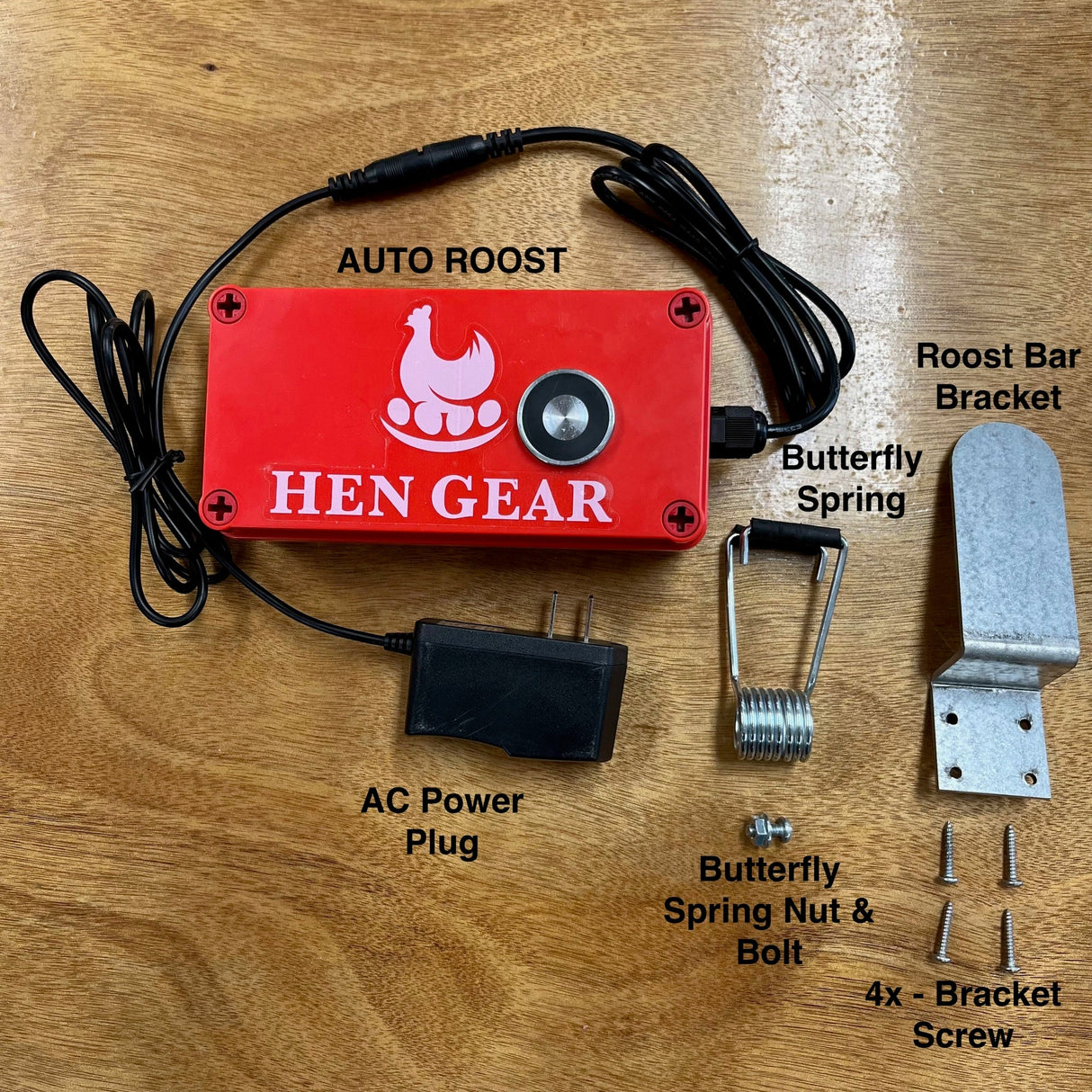 Hatching Time. Hen Gear Auto Roost shown disassembled