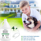 Bed Bug & Mite Killer By Premo Guard - 128 oz with a kid and a dog in the image
