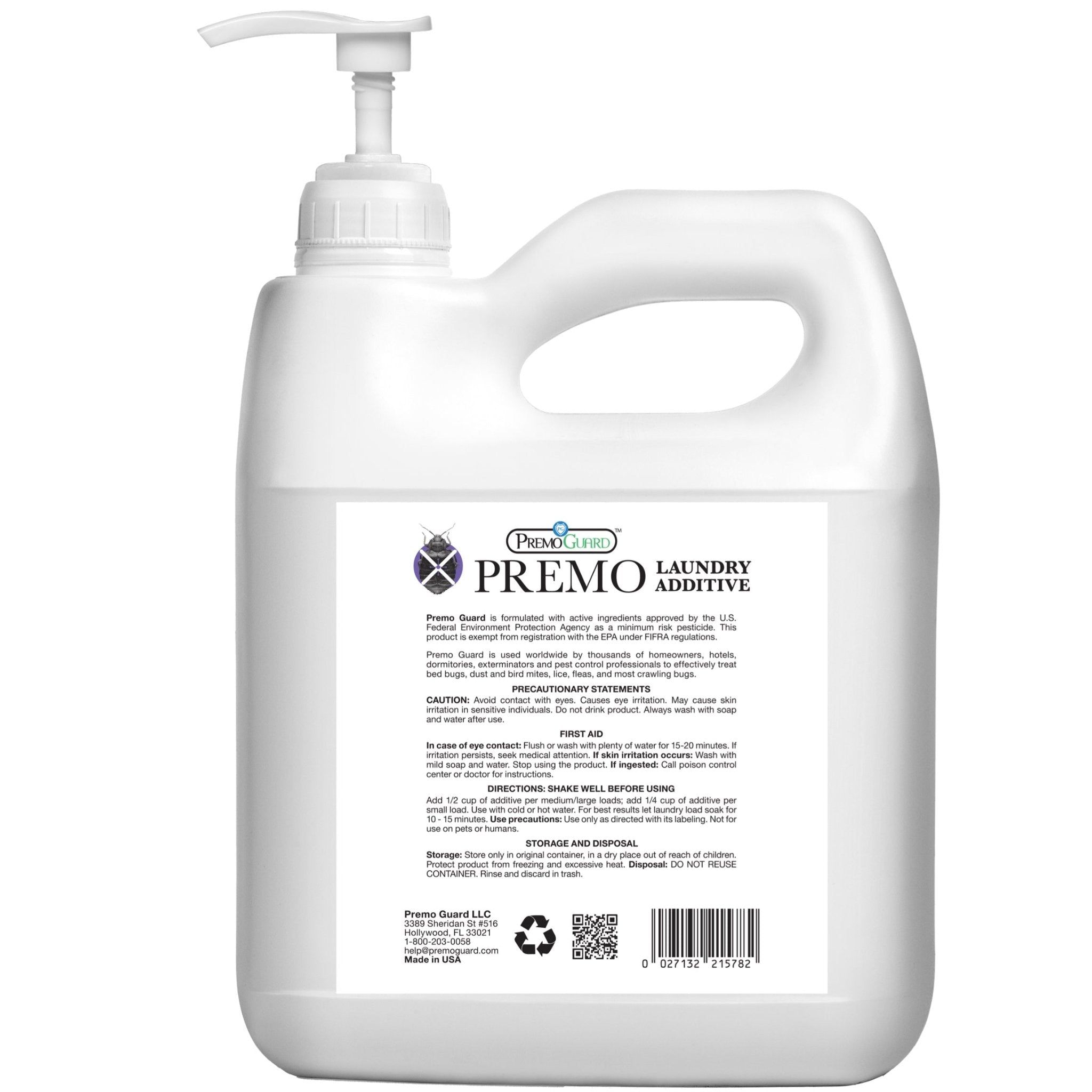 Premo Guard Bed Bug & Mite Laundry Additive