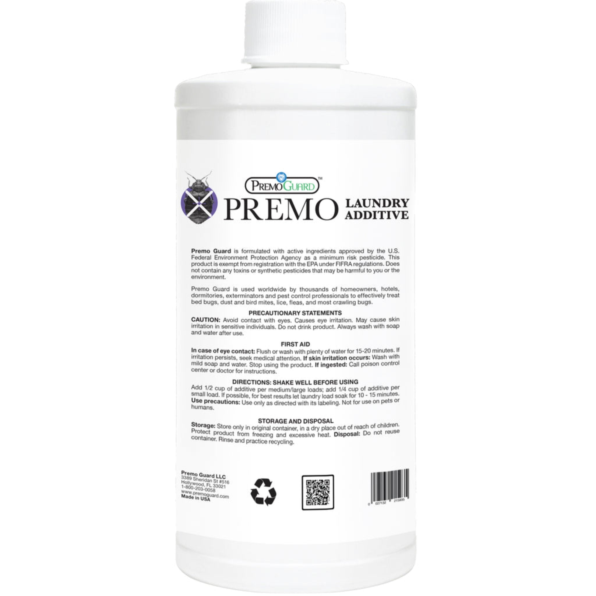 Premo Guard Bed Bug & Mite Laundry Additive - Thumbnail 4