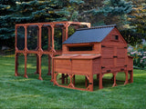 Rhode Island Homestead chicken coop with walk in run