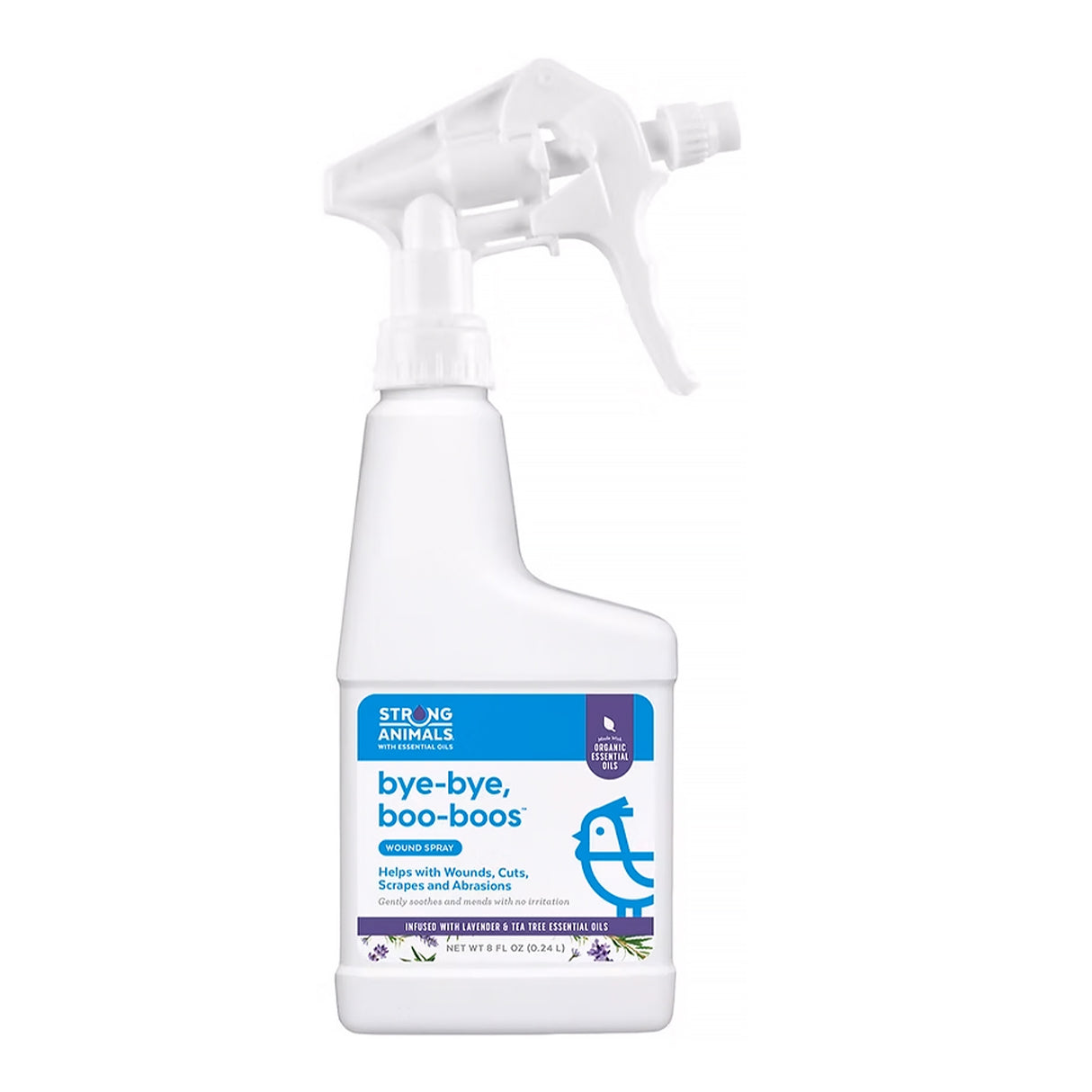 Hatching Time Strong Animals. Bye-Bye Boo-Boos wound spray can be seen in image. 