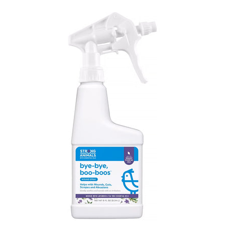 Hatching Time Strong Animals. Bye-Bye Boo-Boos wound spray can be seen in image. 