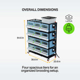 Chick Brooder - 4 Layer H: 9.5"