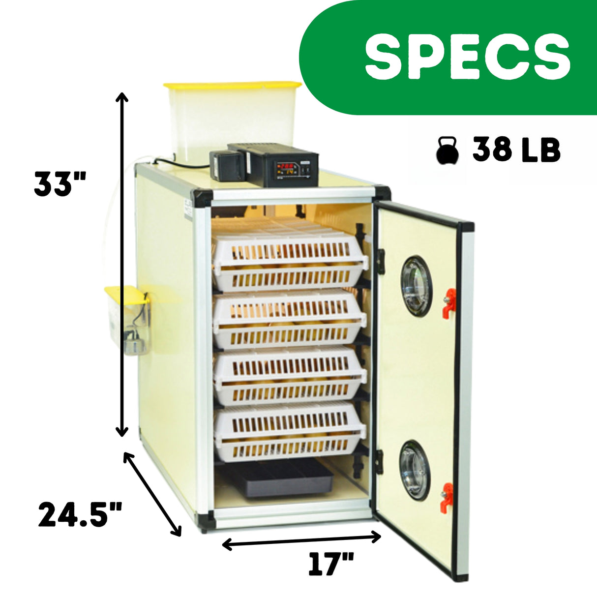 CT120 H - Egg Incubator - Hatcher Only