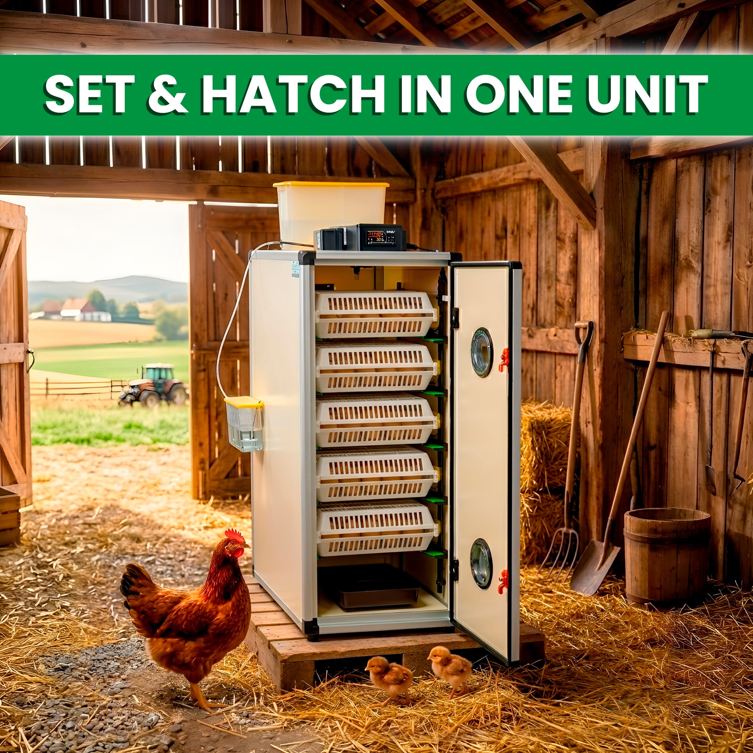 CT 180 Cimuka Egg Incubator - Setter & Hatcher | Hatching Time