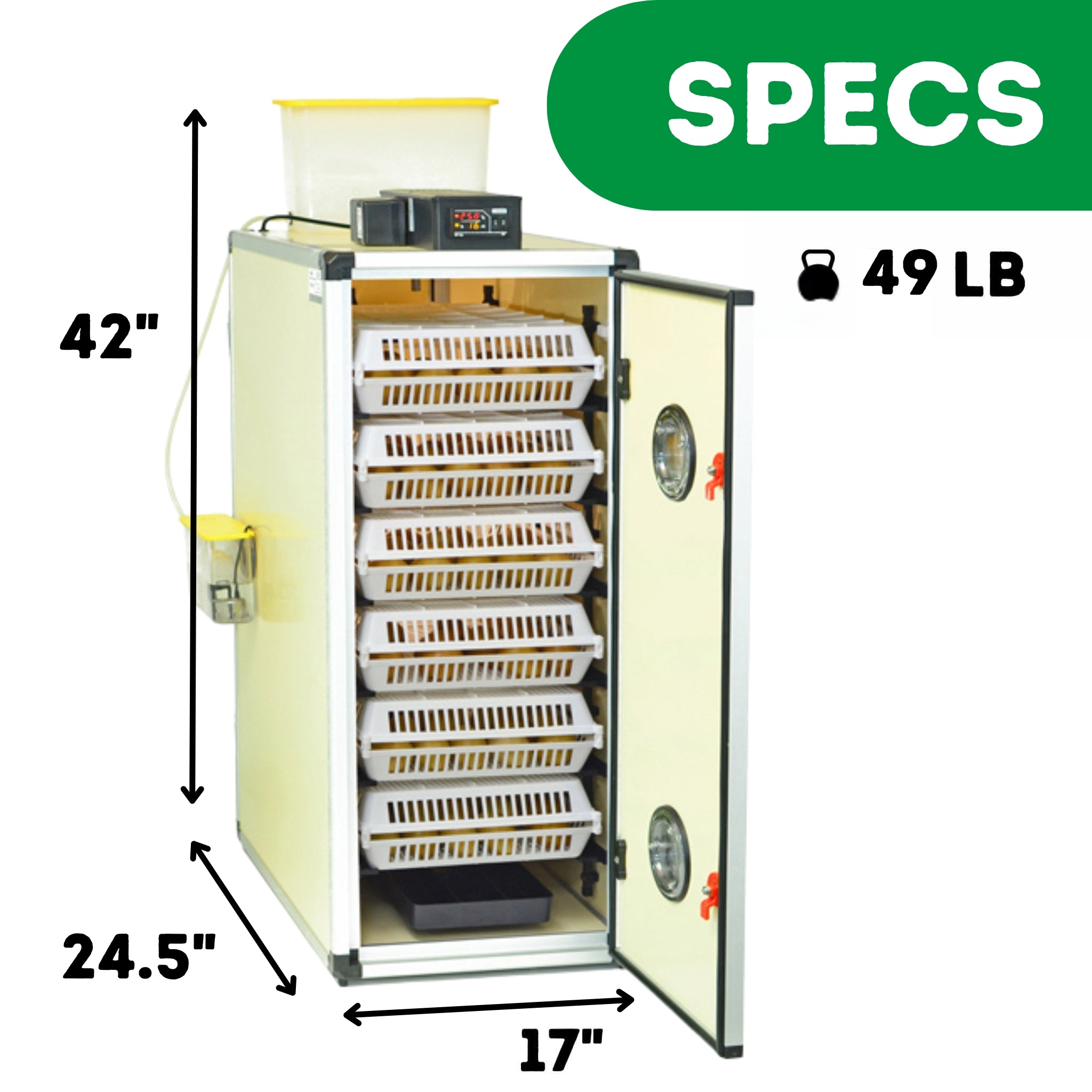 180 Chicken Egg Automatic Hatcher - CT180H | Hatching Time