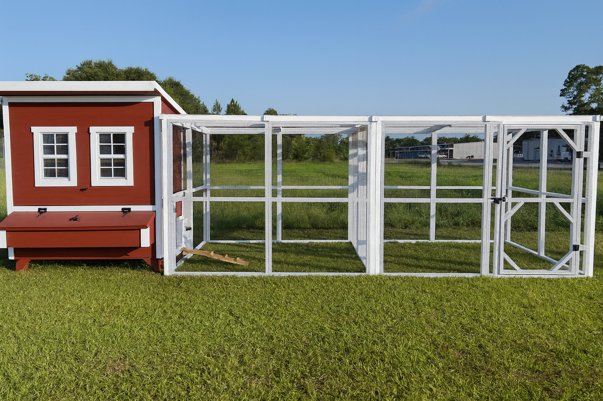 Wooden 16 Ft. Chicken Run
