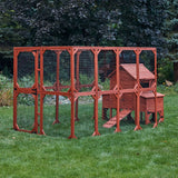 Chicken Coop for 6 Chickens - Orpington Lodge with Run Options