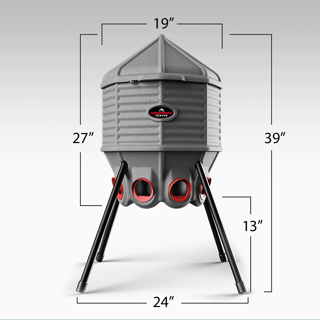 CoopWorx Feed Silo - 80 lb