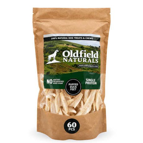 Puffed Duck Feet  - Dog Treats