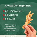 Puffed Duck Feet  - Dog Treats