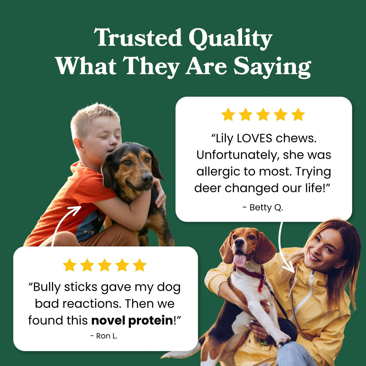 Deer Skin Strips - Dog Treats