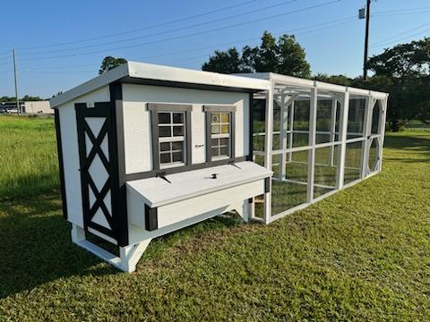 Wooden 16 Ft. Chicken Run