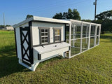 Wooden 16 Ft. Chicken Run