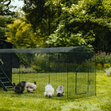 Hatching Time Nestera. Penthouse Coop bundle can be seen with 4 chickens in chicken run.