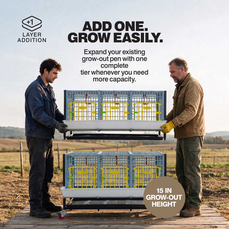 Grow Out Pen - H:15" Layer Addition