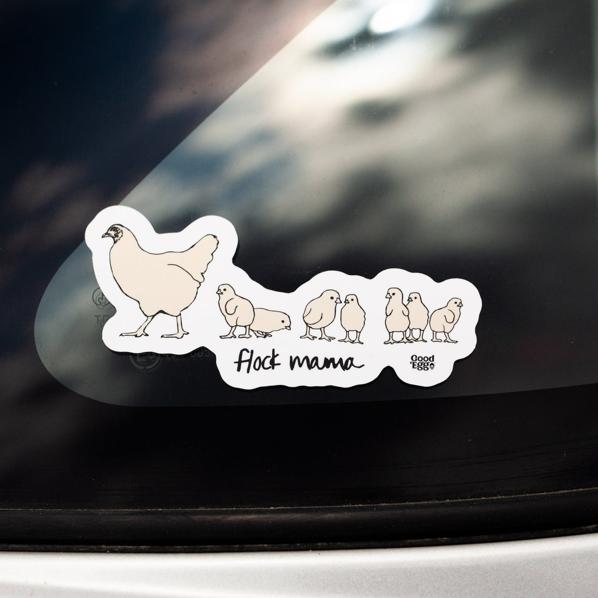 Good Egg Stuff Flock Mama & Chicks Sticker