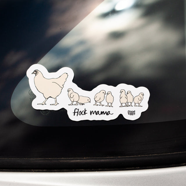 Good Egg Stuff Flock Mama & Chicks Sticker