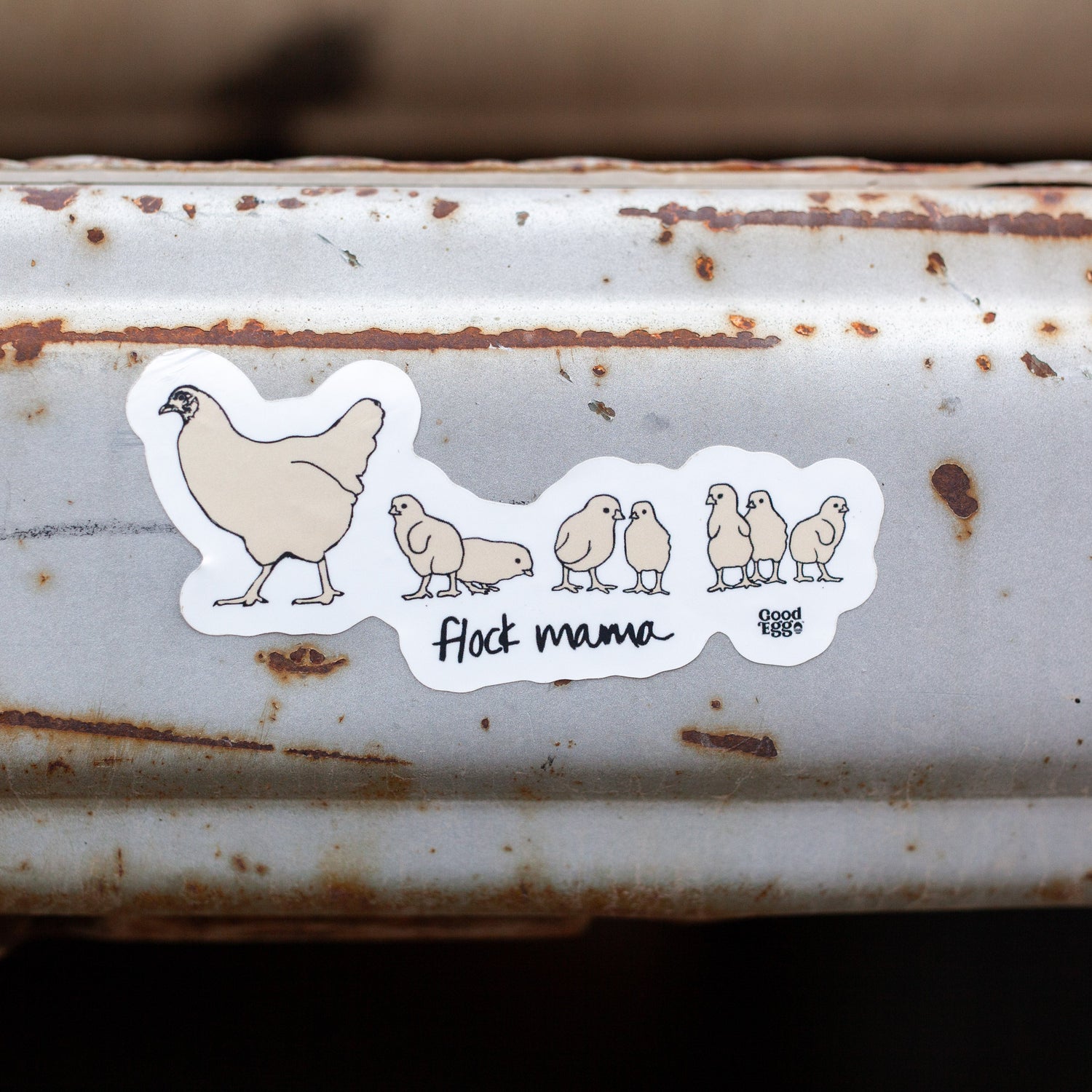 Good Egg Stuff Flock Mama & Chicks Sticker
