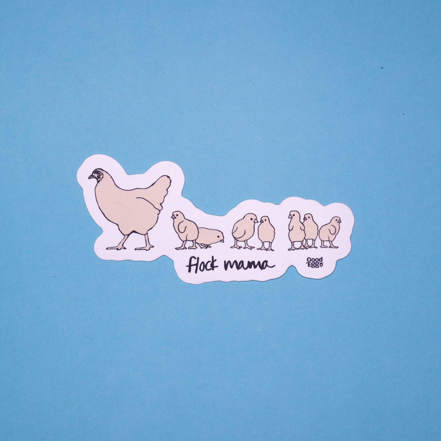 Good Egg Stuff Flock Mama & Chicks Sticker