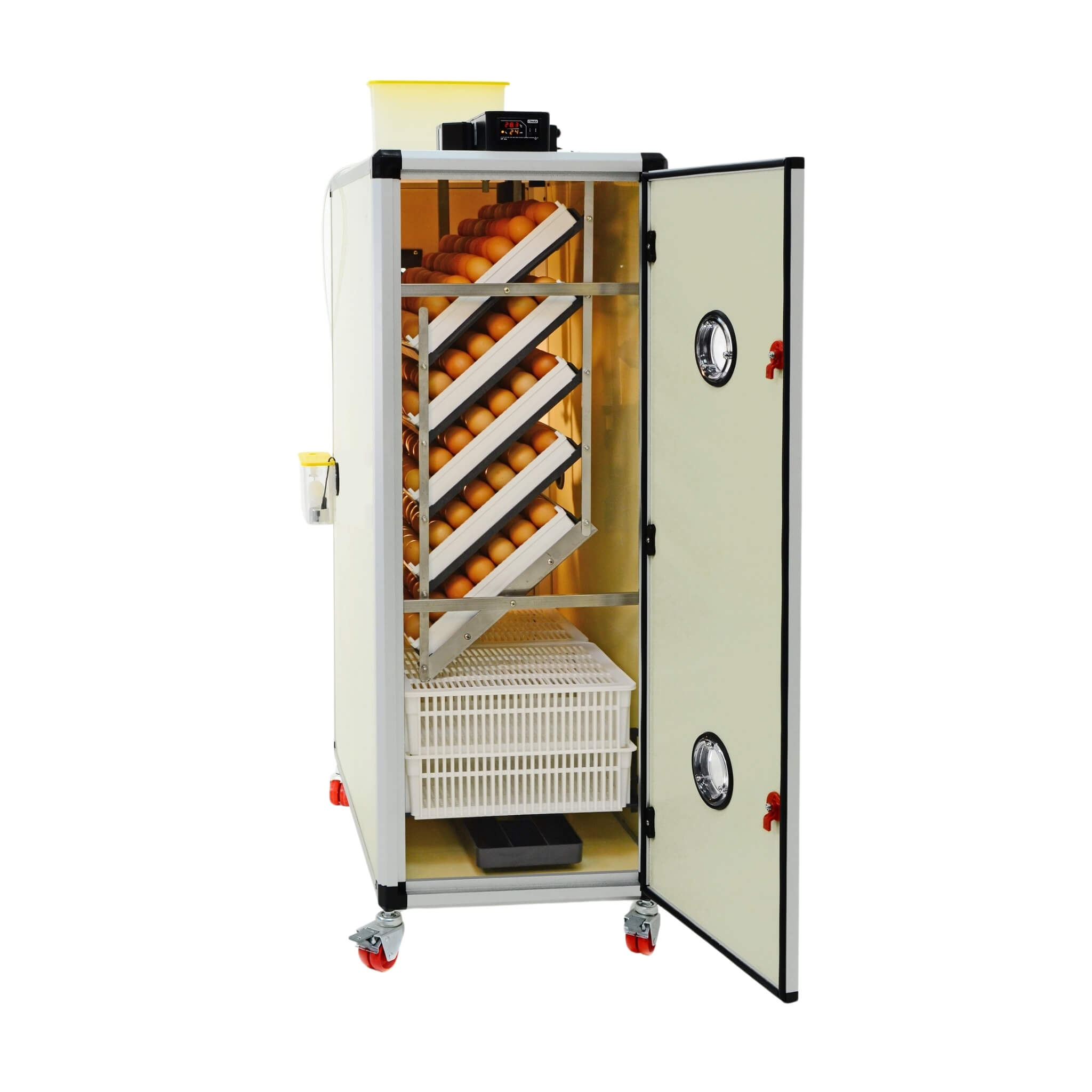 500 Egg Combined Auto Incubator and Hatcher by Cimuka | Hatching Time