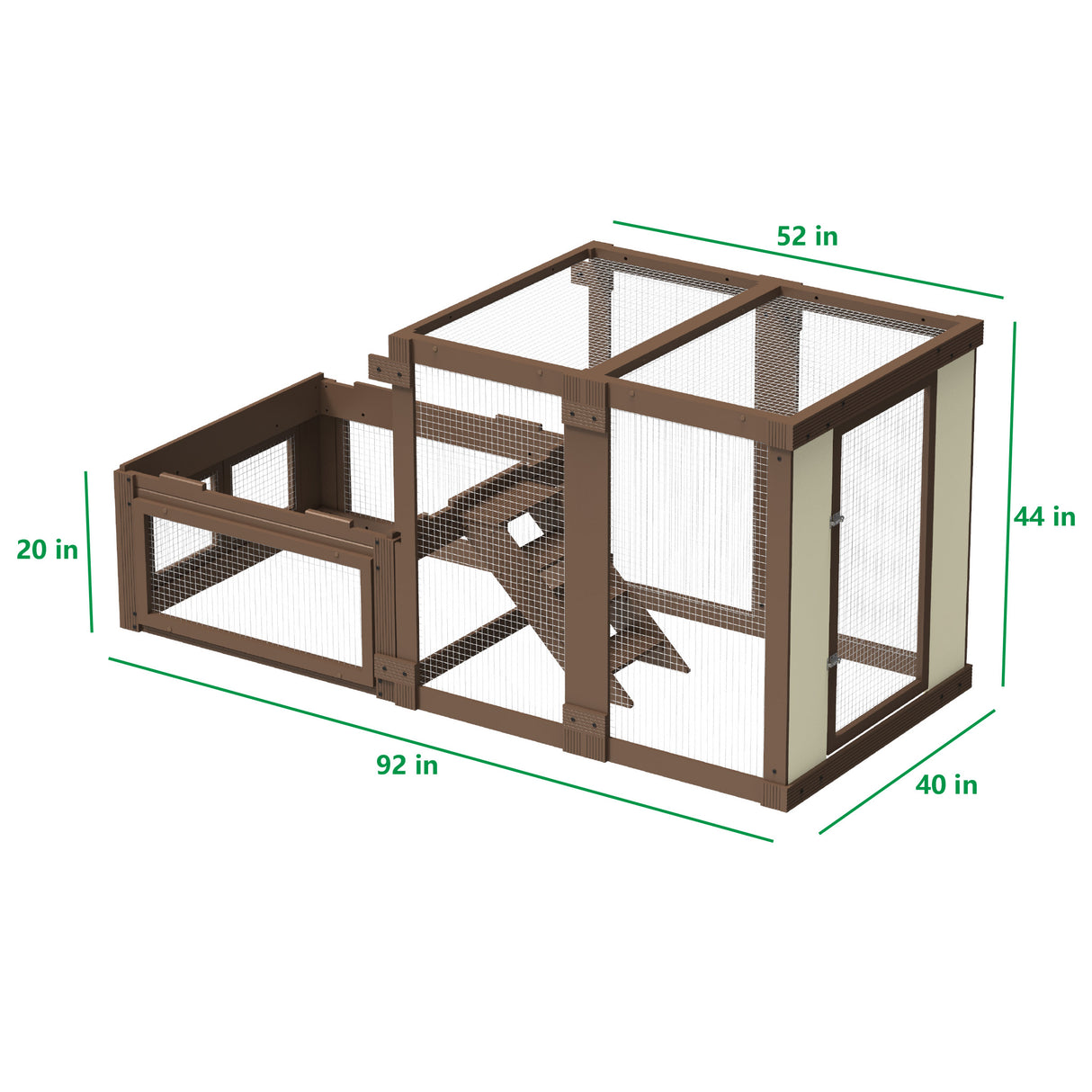 Flock Right Chicken Coop - Stand & Run Only