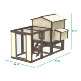 Flock Right Chicken Coop - House with Stand & Run