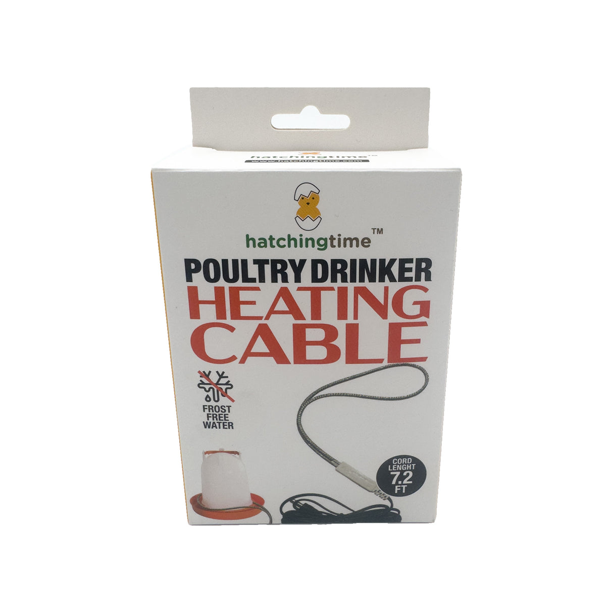 Box of Hatching Time Poultry Drinker Heating Cable on a white background