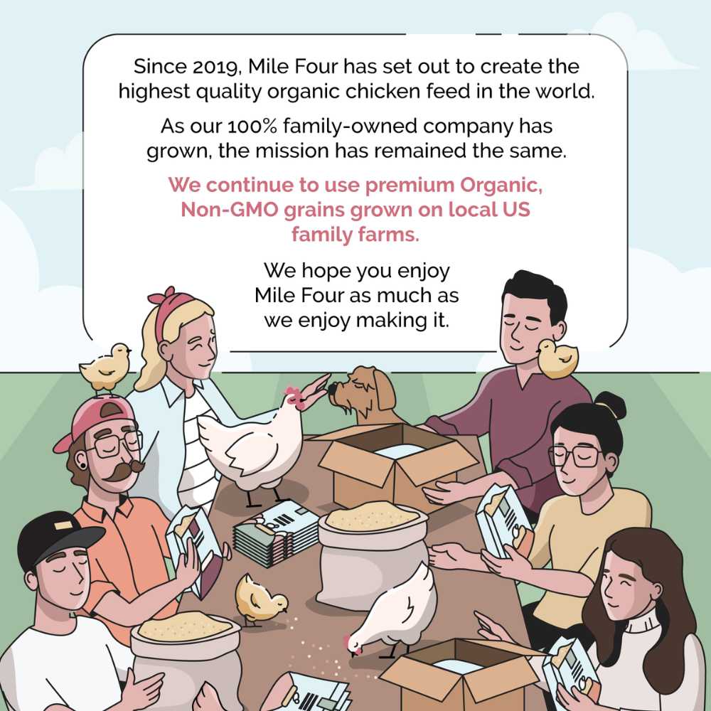 Mile Four Layer Organic Chicken Feed