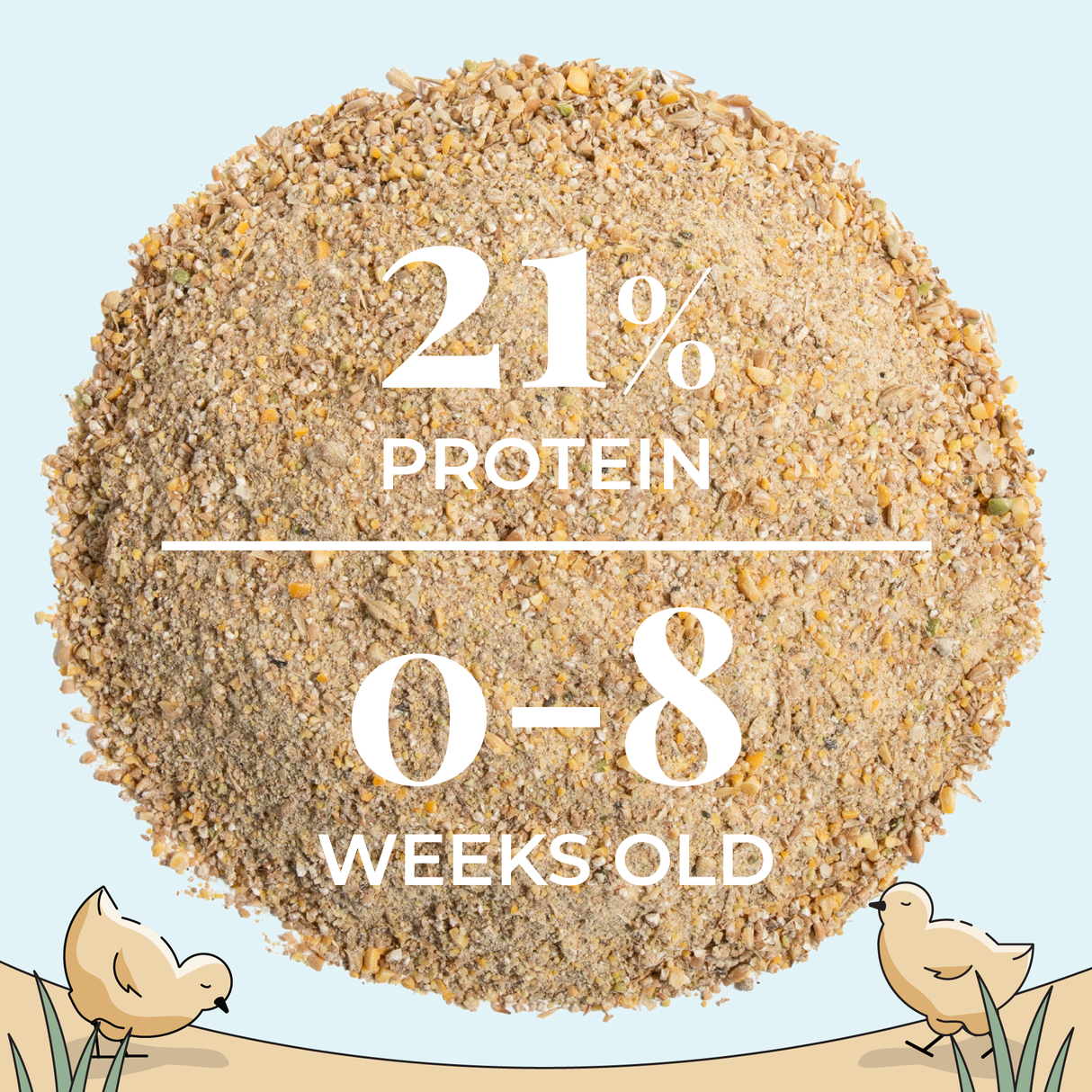 Mile Four (Starter Bundle) Organic Feed - 8 Week Supply for 6 Chicks