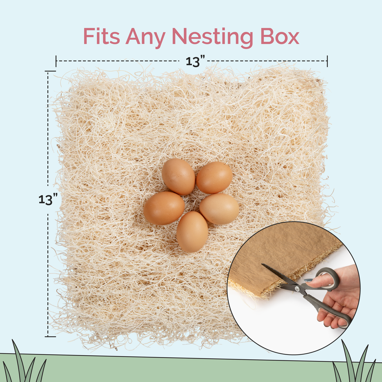 Mile Four Chicken Nesting Pads (Aspen)