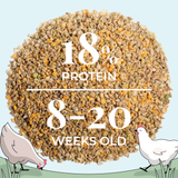 Mile Four (Grower Bundle) Organic Feed & Grit - 12 Week Supply for 6 Pullets