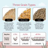 Mile Four (Layer Bundle) Organic Feed - 1 Month Supply for 6 Layer Chickens