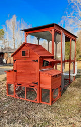 Chicken Coop for 6 Chickens - Orpington Lodge with Run Options